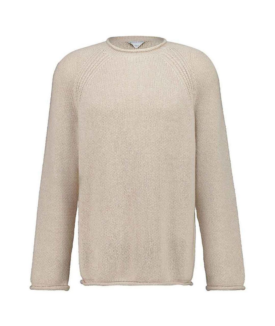BOTTEGA VENETA Бежевый кашемировый джемпер / свитер, фото 1
