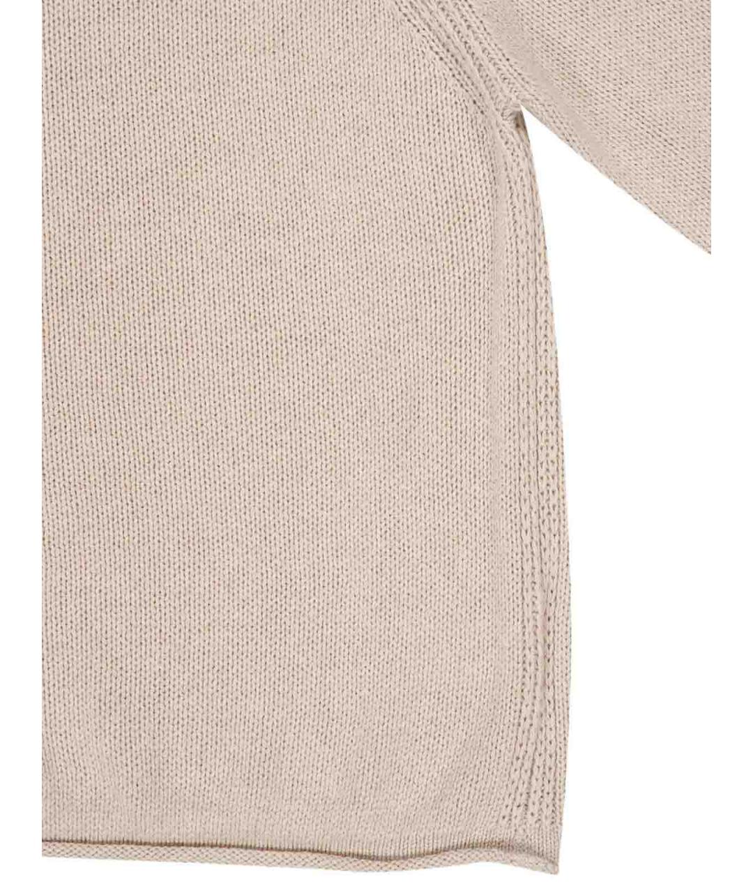BOTTEGA VENETA Бежевый кашемировый джемпер / свитер, фото 4