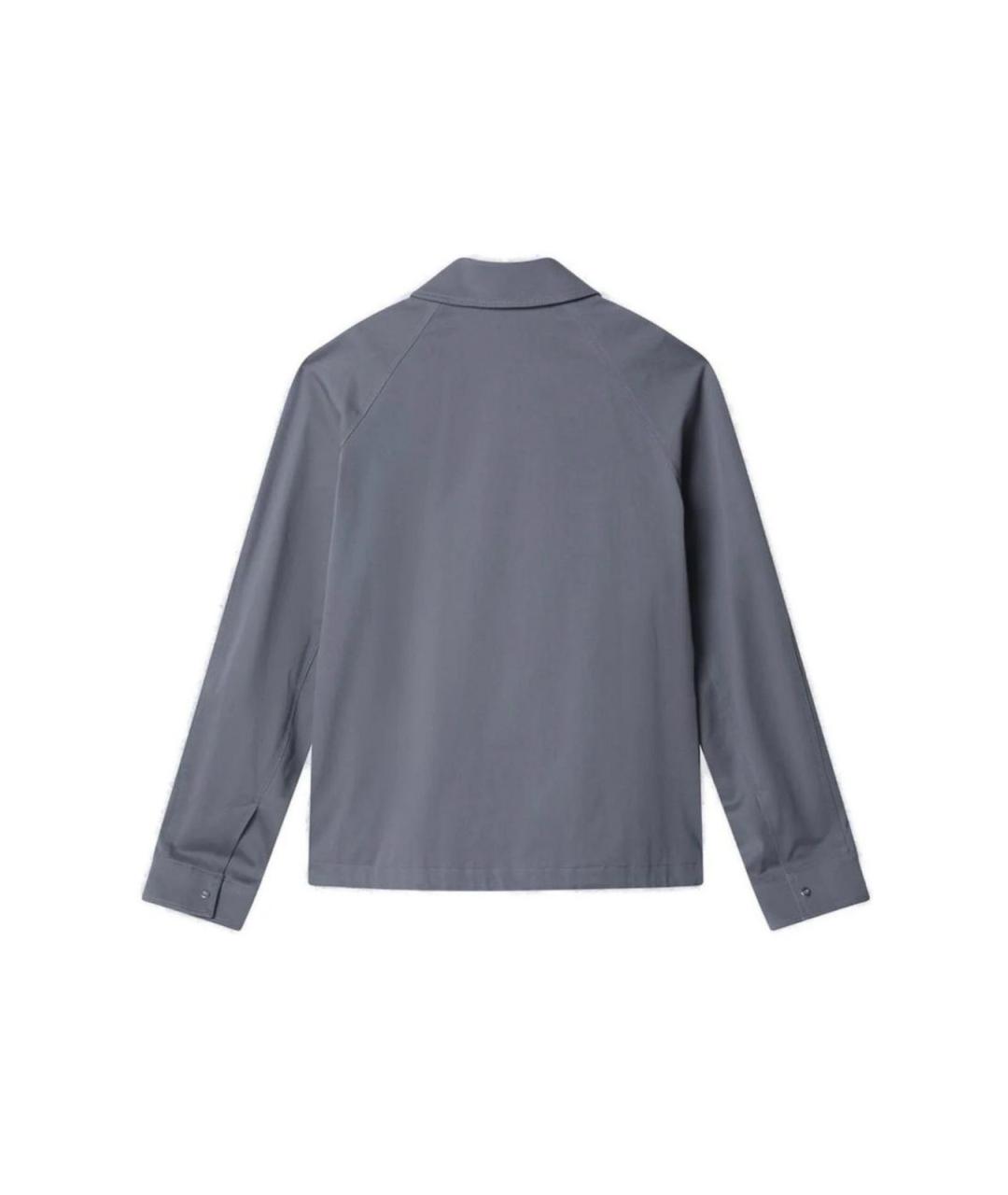 FENDI Серая хлопко-эластановая куртка, фото 2