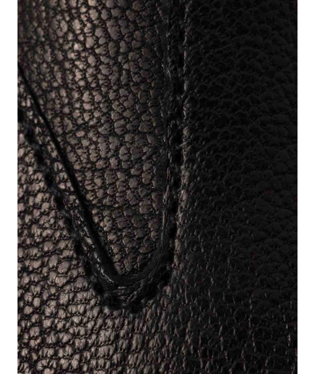 PRADA Черные кожаные низкие ботинки, фото 3