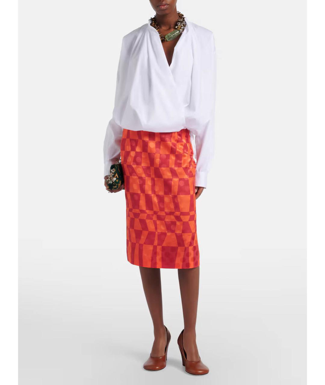 DRIES VAN NOTEN Белая хлопковая рубашка, фото 2