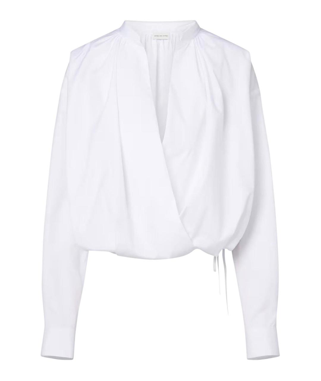 DRIES VAN NOTEN Белая хлопковая рубашка, фото 1