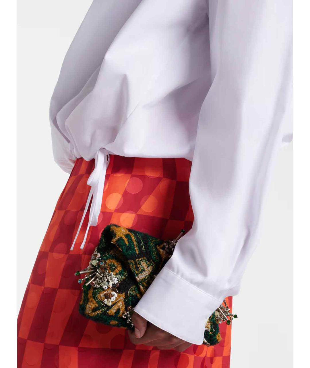 DRIES VAN NOTEN Белая хлопковая рубашка, фото 4