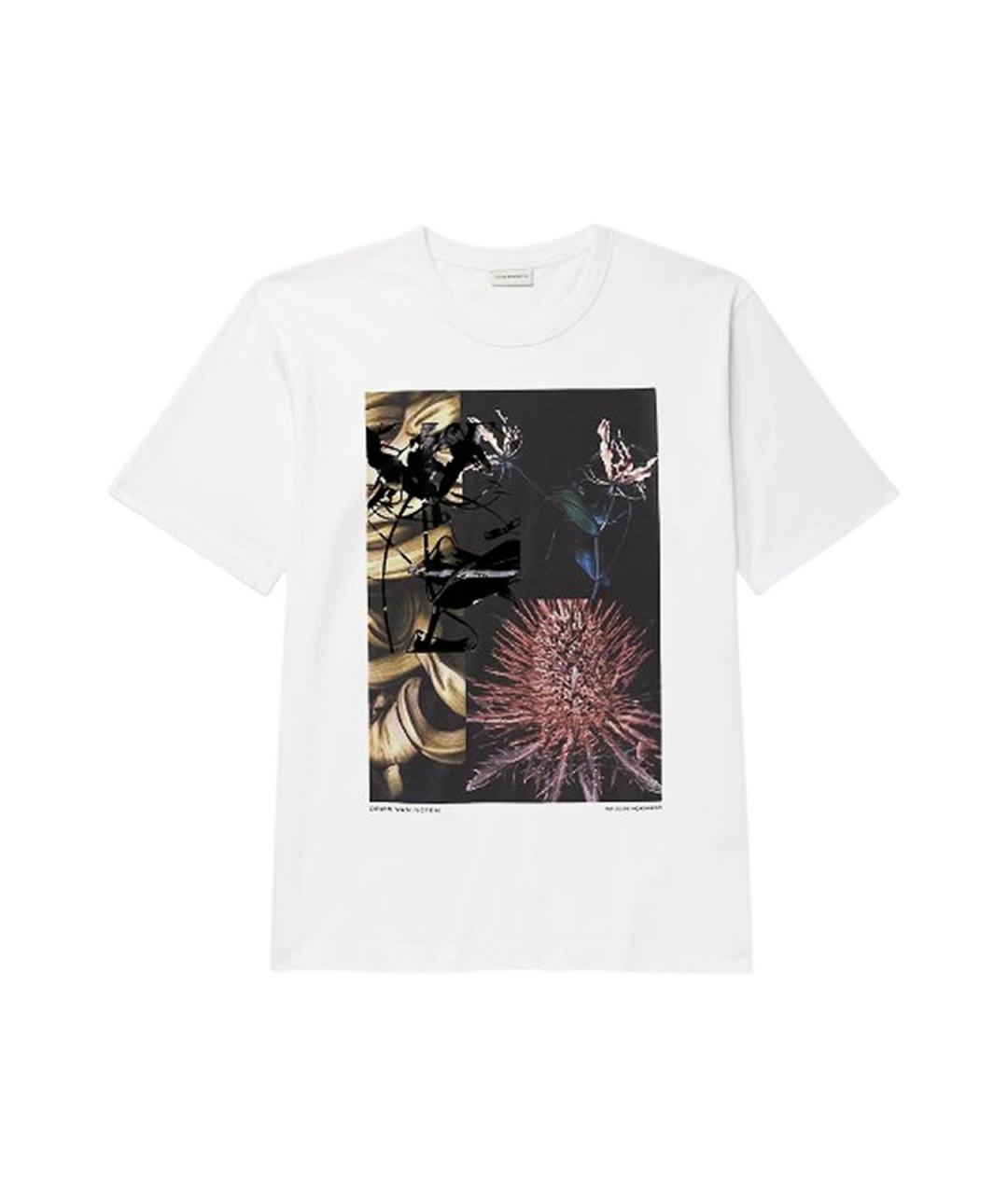 DRIES VAN NOTEN Белая хлопковая футболка, фото 1
