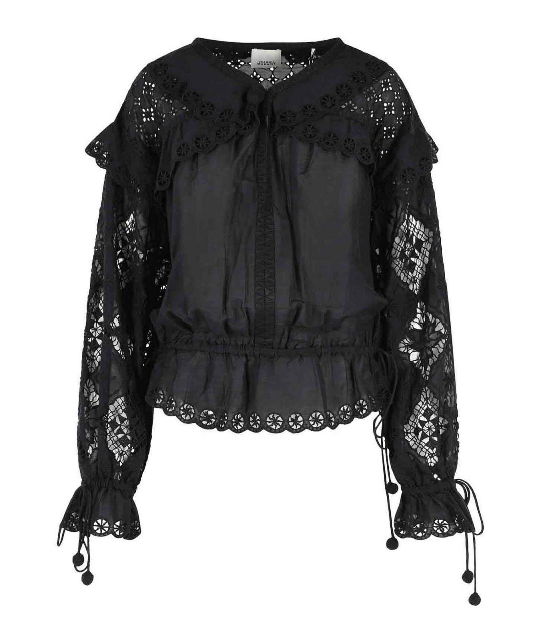 ISABEL MARANT Черная хлопковая блузы, фото 1