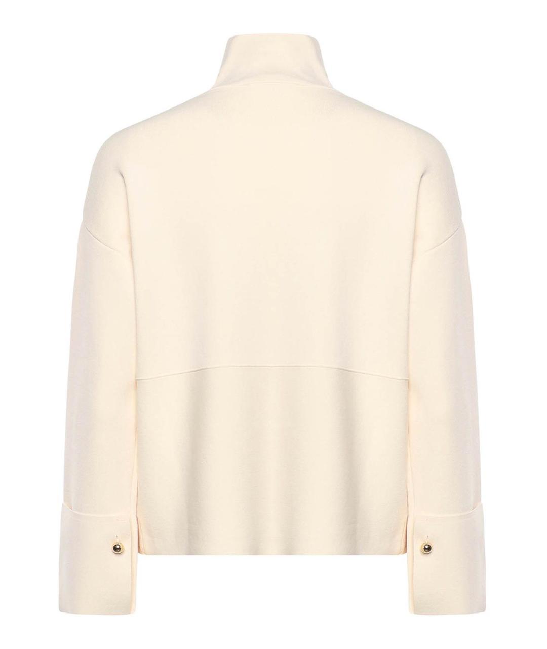 MAX MARA Белый вискозный кардиган, фото 2