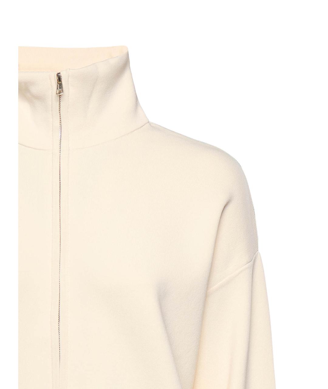 MAX MARA Белый вискозный кардиган, фото 3