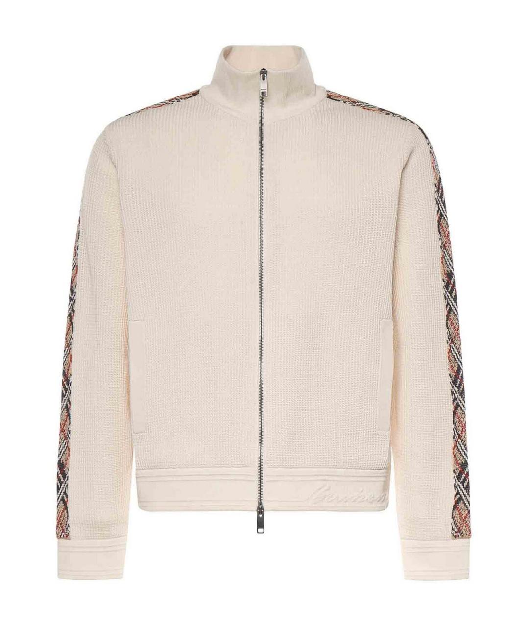 BURBERRY Бежевая хлопковая куртка, фото 1