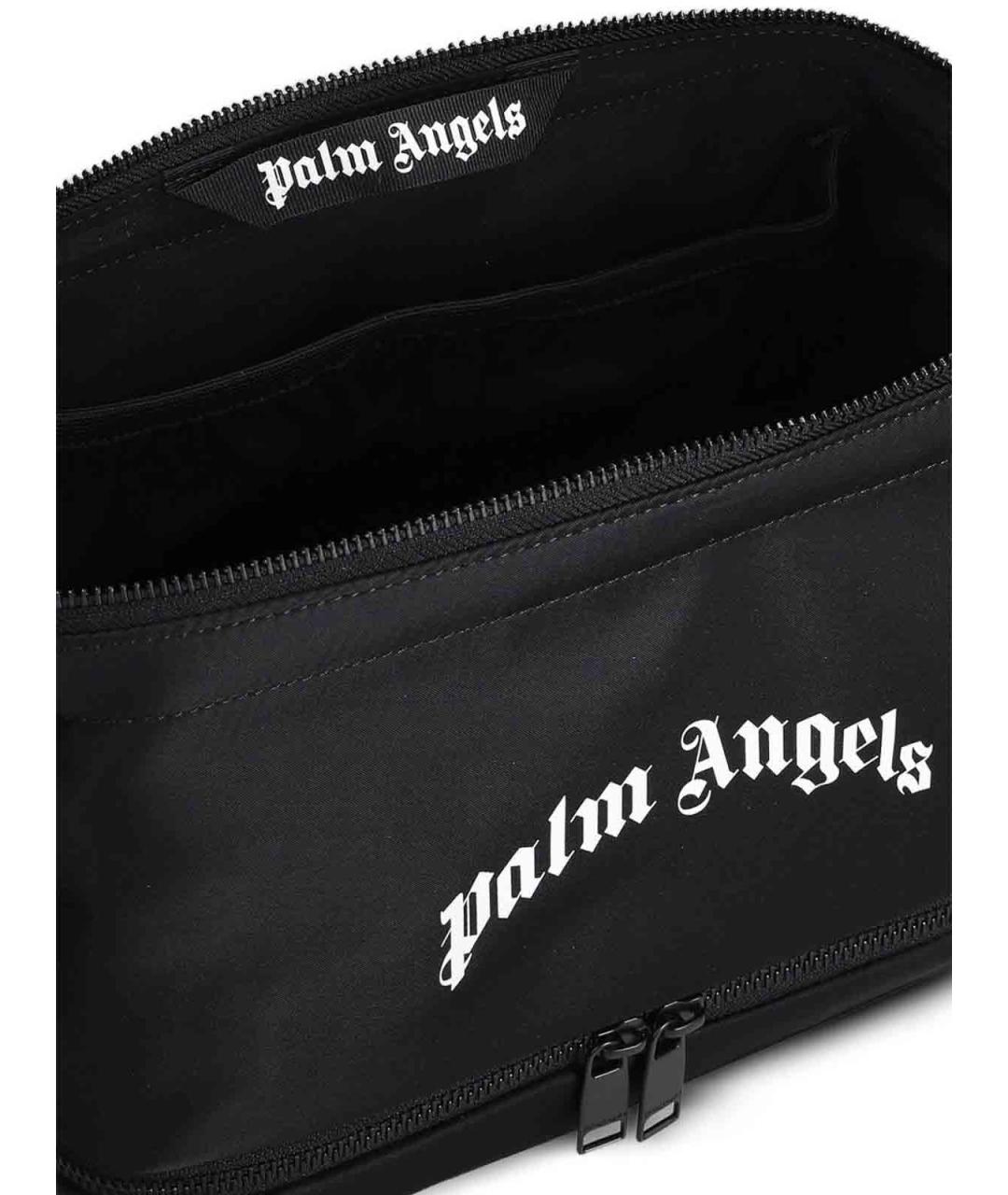 PALM ANGELS Черная синтетическая барсетка, фото 4