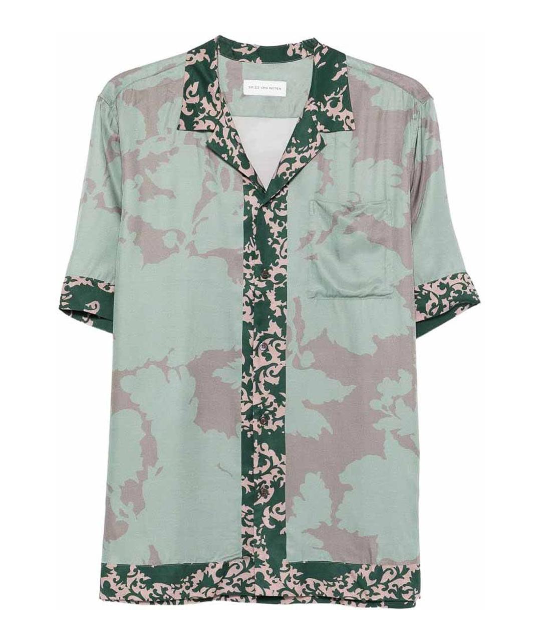 DRIES VAN NOTEN Зеленая кэжуал рубашка, фото 1