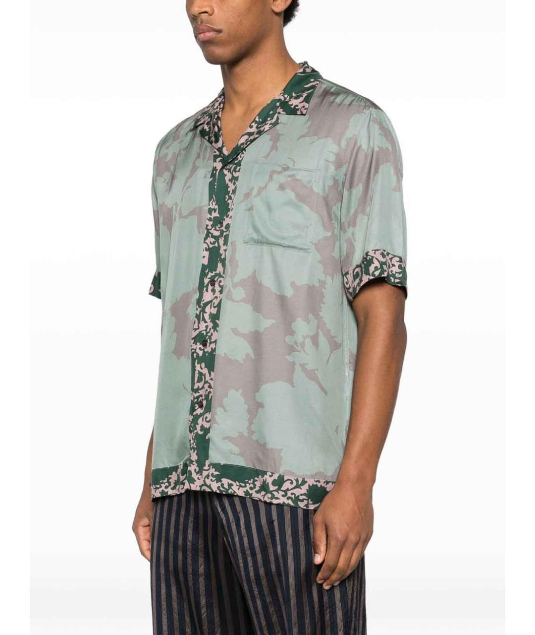 DRIES VAN NOTEN Зеленая кэжуал рубашка, фото 2