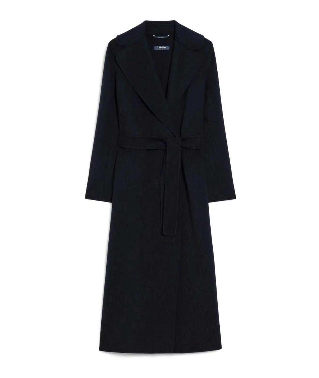 'S MAX MARA Синее шерстяное пальто, фото 1