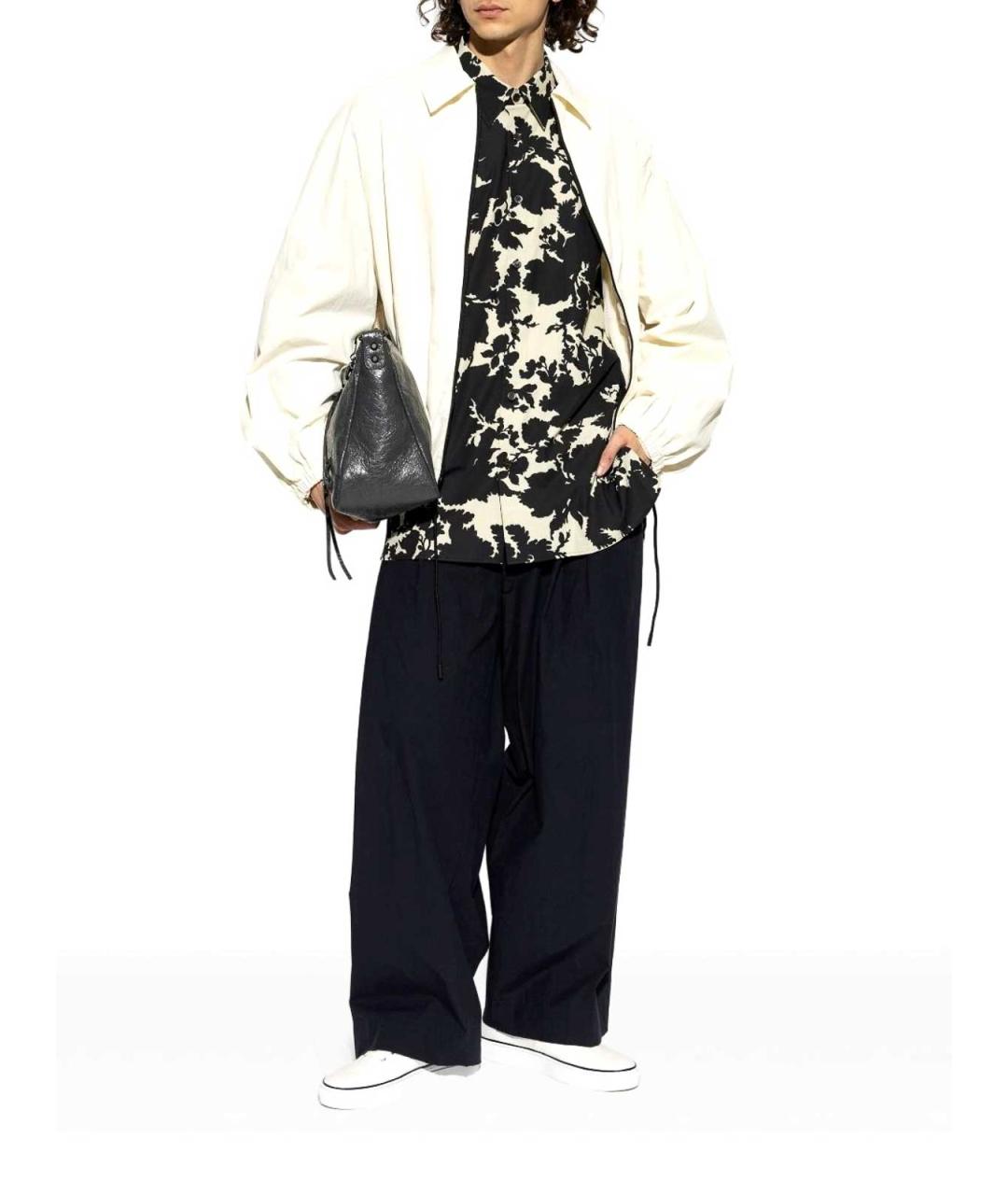 DRIES VAN NOTEN Черная кэжуал рубашка, фото 2