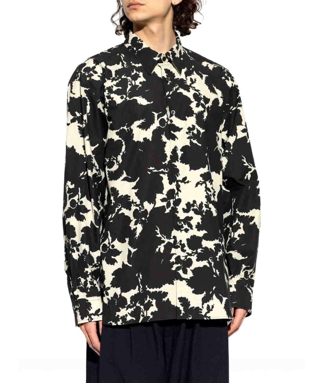 DRIES VAN NOTEN Черная кэжуал рубашка, фото 4