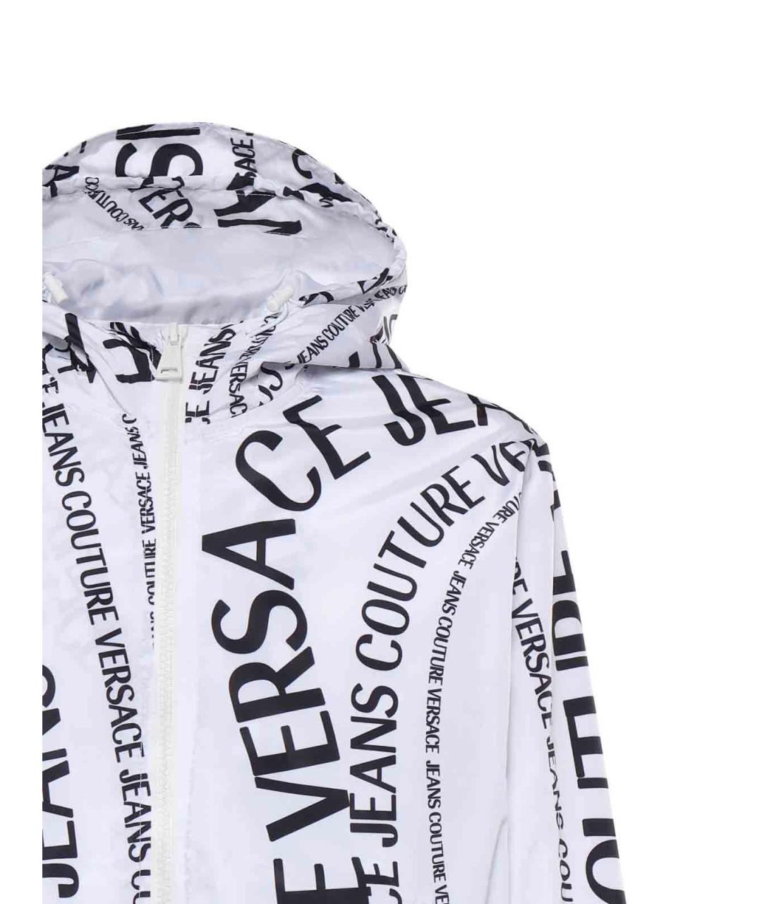 VERSACE JEANS COUTURE Белая полиэстеровая куртка, фото 3
