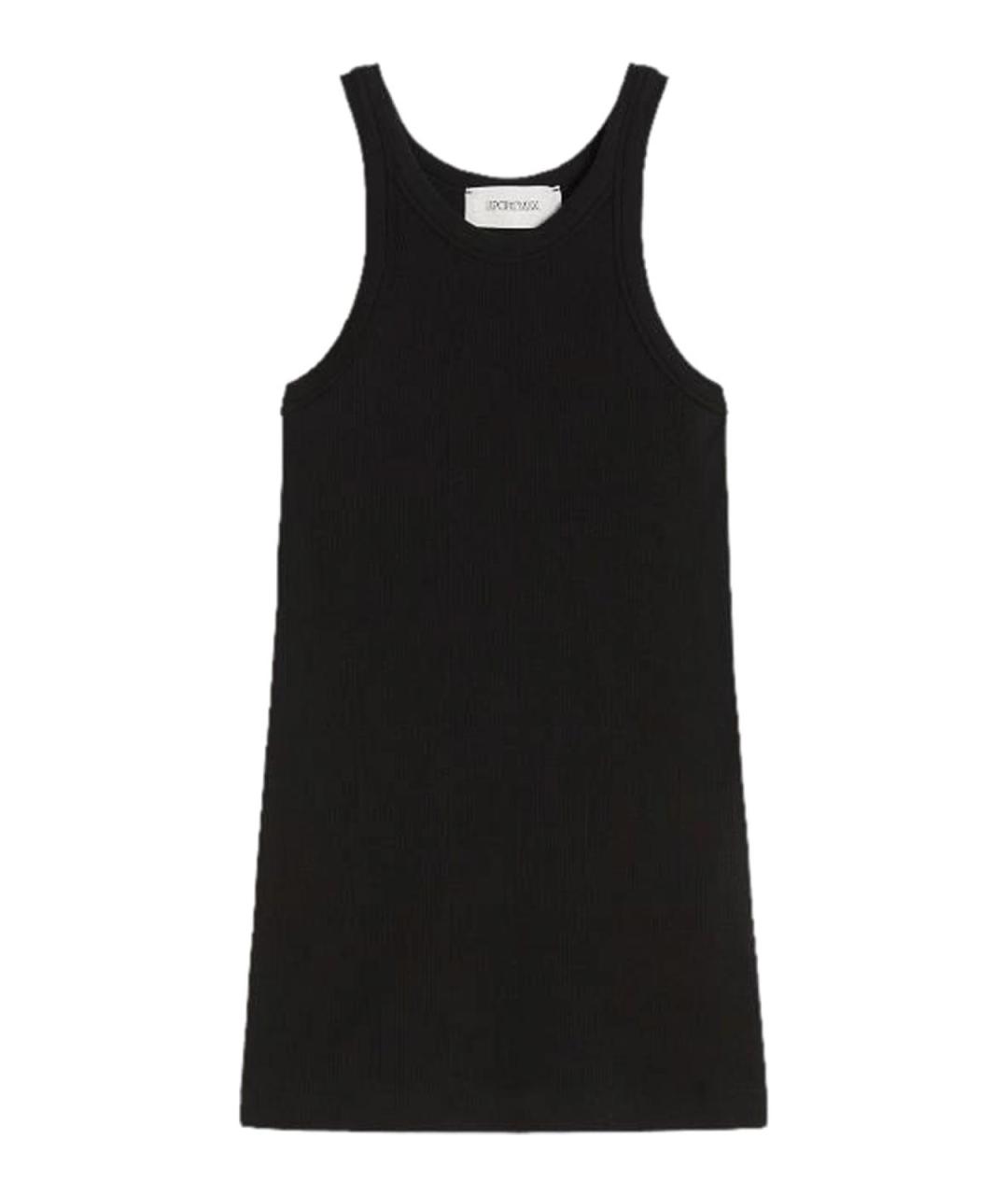 SPORTMAX Черная хлопковая майка, фото 1
