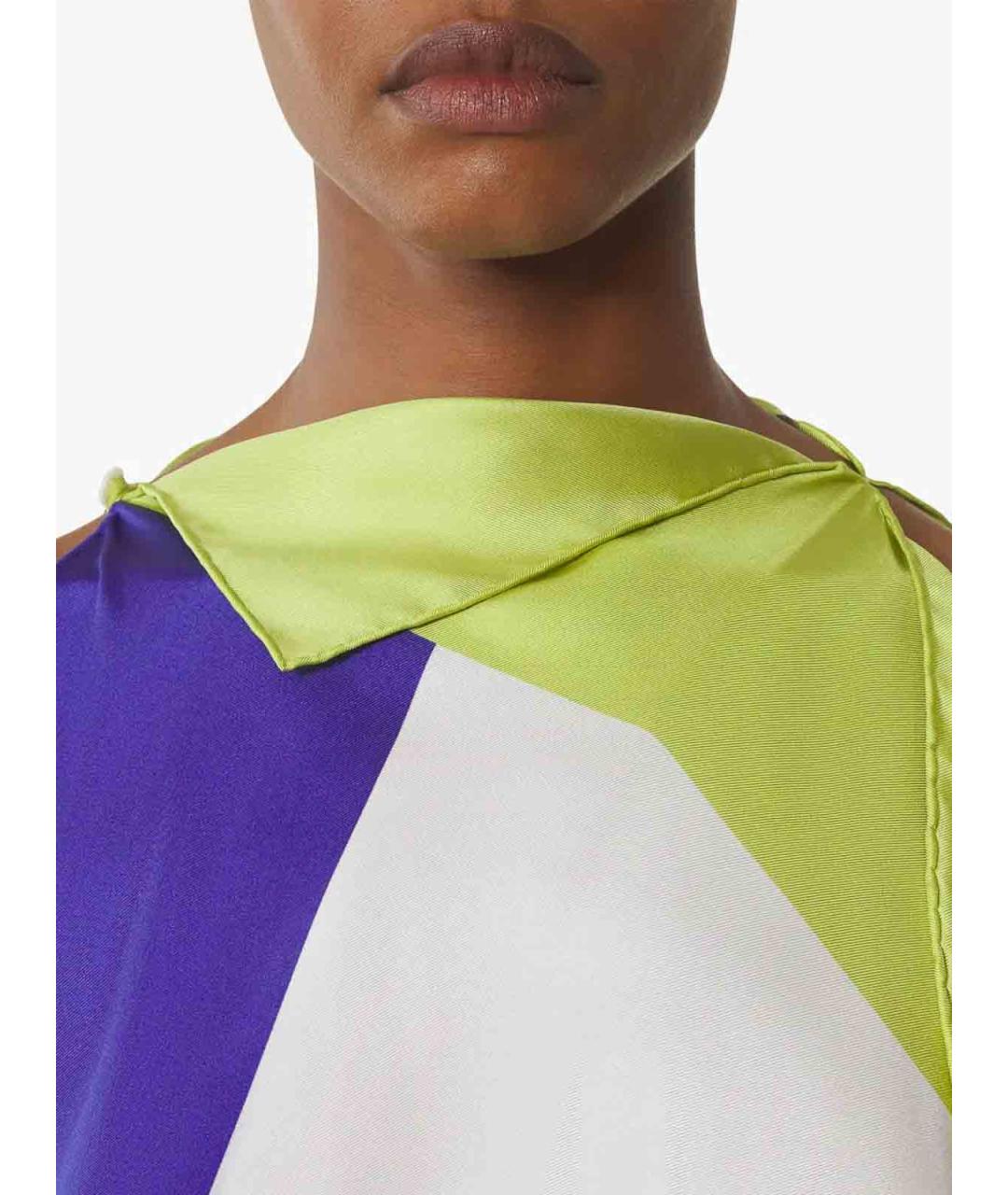 LANVIN Мульти шелковая майка, фото 2
