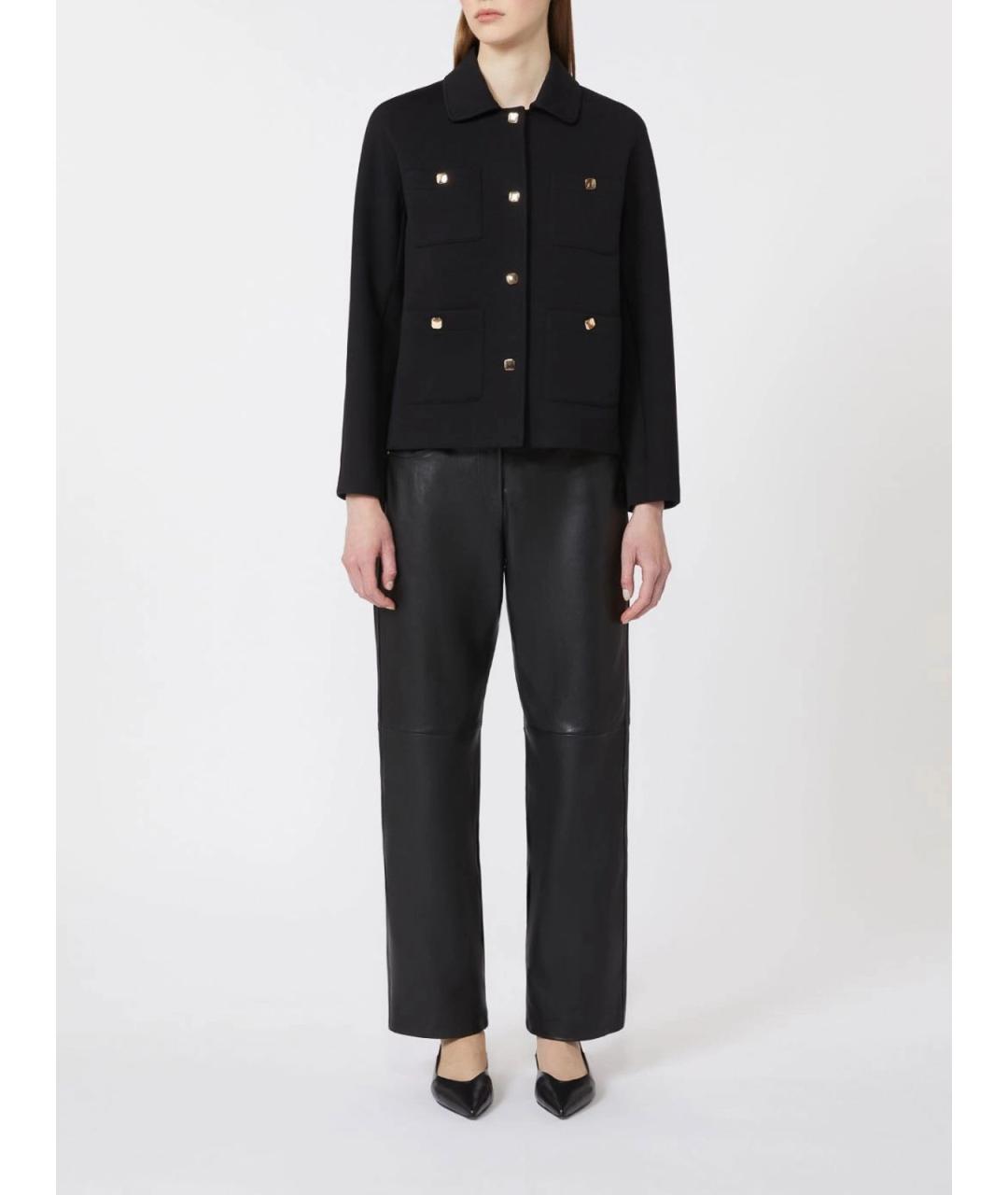 'S MAX MARA Черная рубашка, фото 2