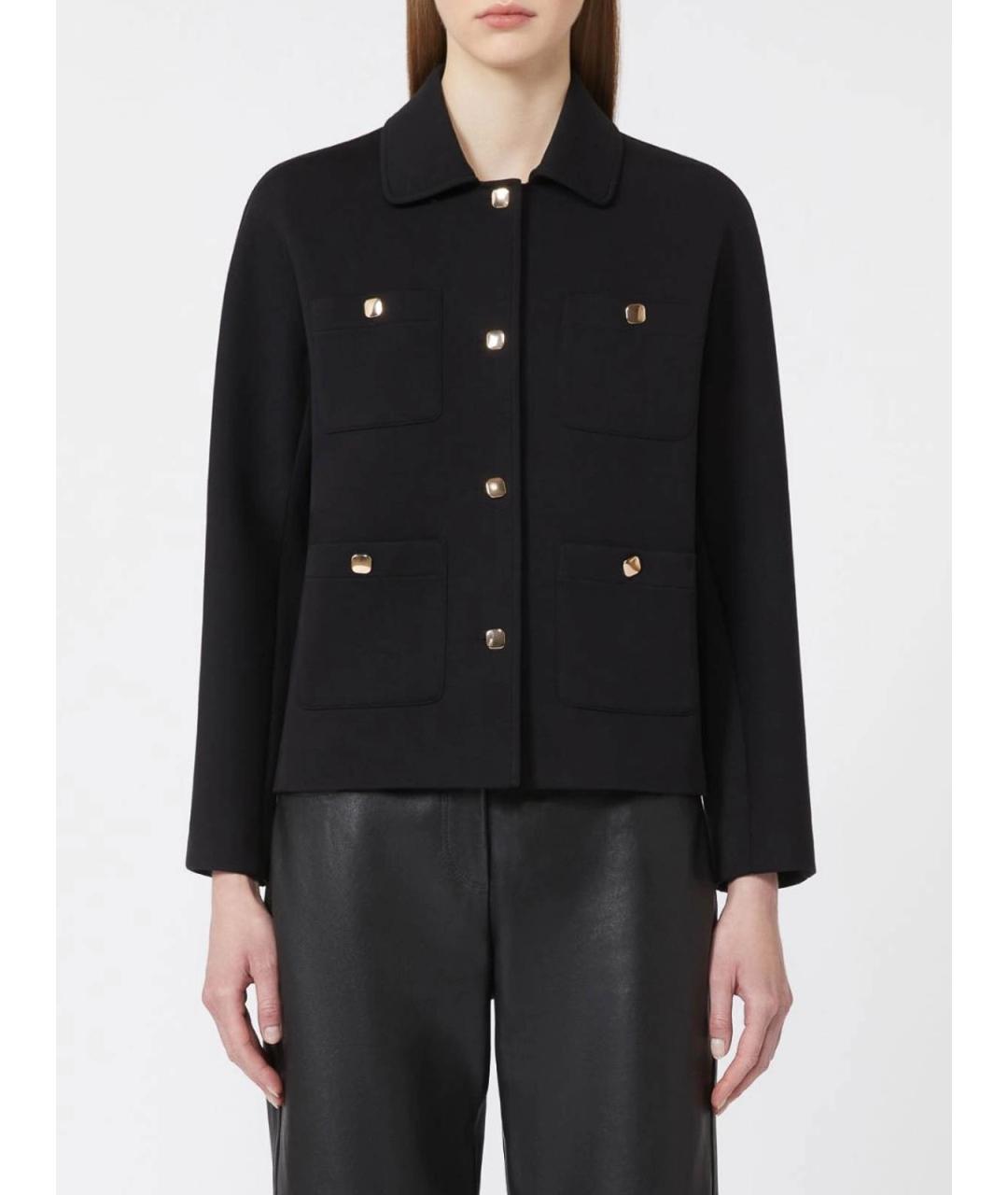 'S MAX MARA Черная рубашка, фото 3