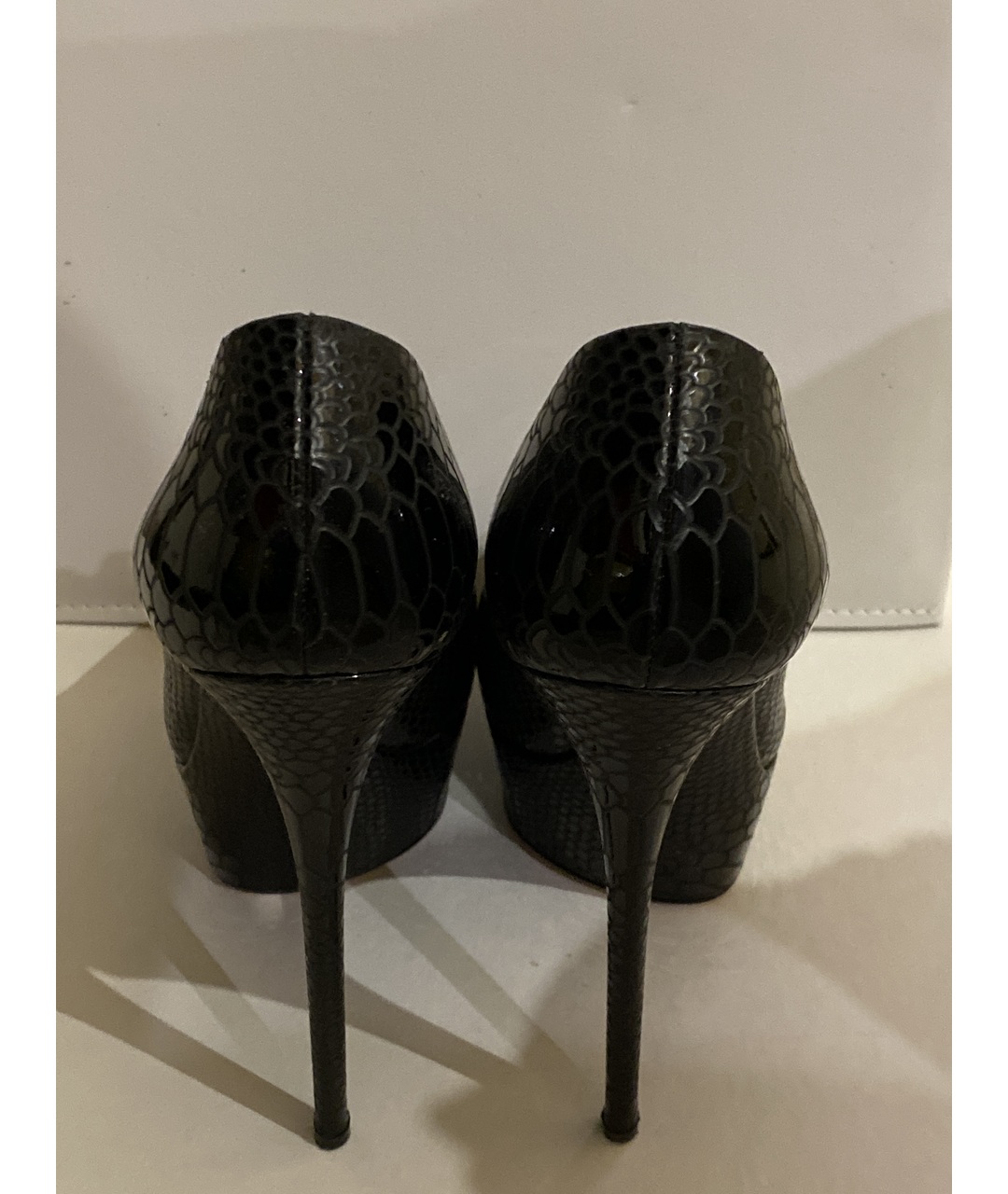 CASADEI Черные туфли из лакированной кожи, фото 4