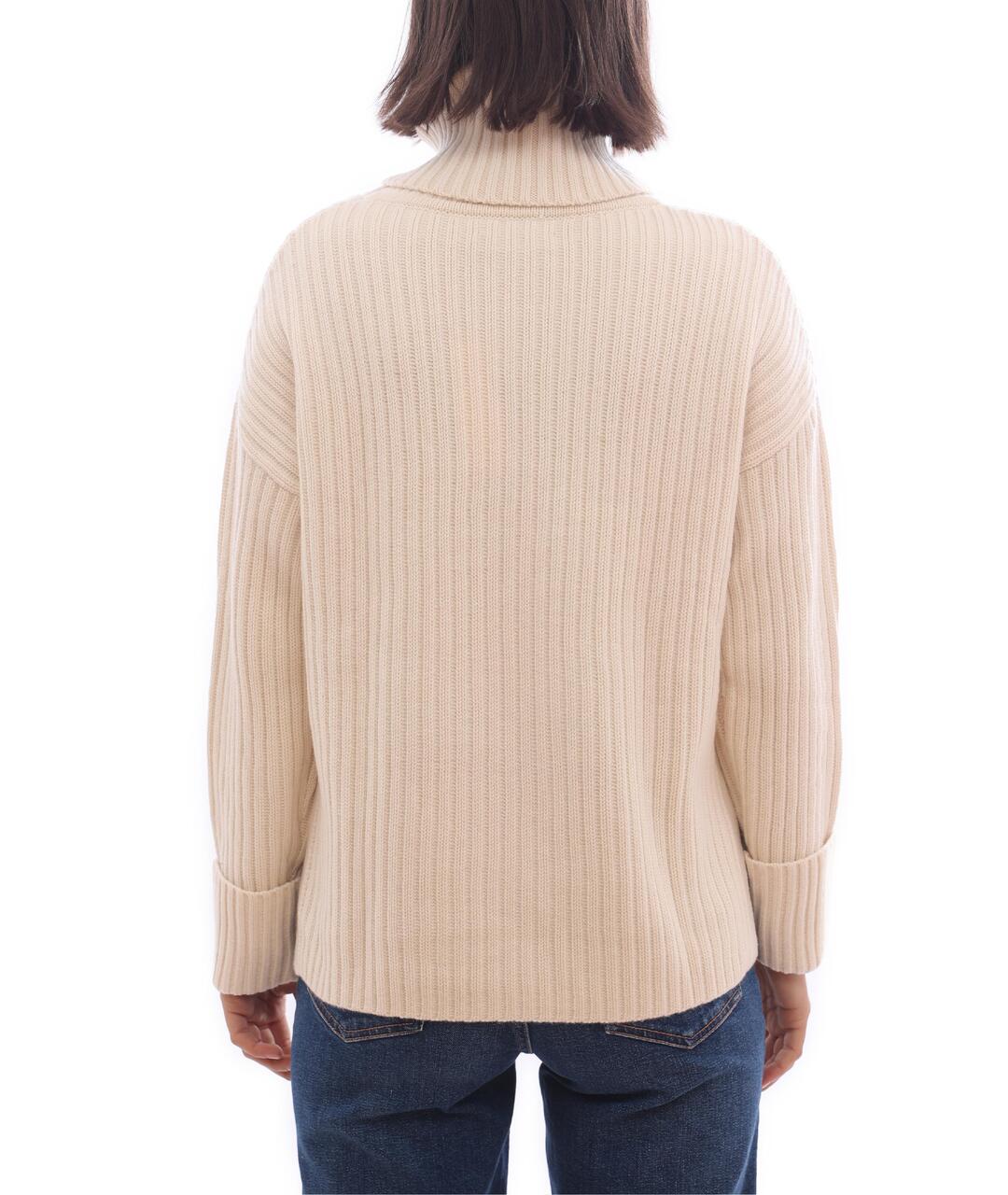CALVIN KLEIN Белый шерстяной джемпер / свитер, фото 3
