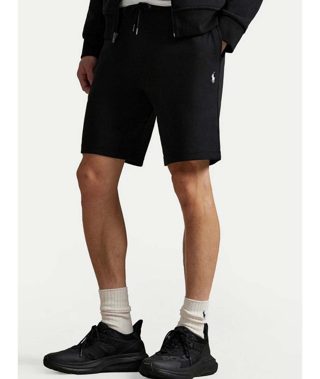 POLO RALPH LAUREN Черные хлопковые шорты, фото 3