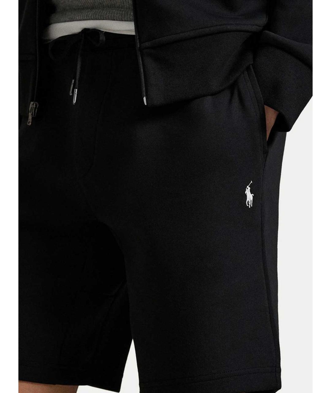 POLO RALPH LAUREN Черные хлопковые шорты, фото 5