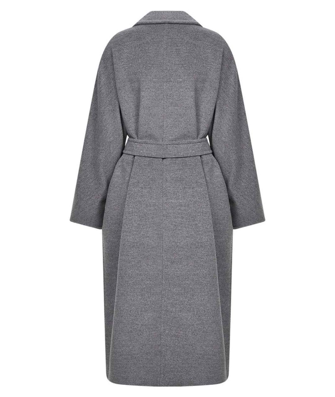 MAX MARA Серое шерстяное пальто, фото 2