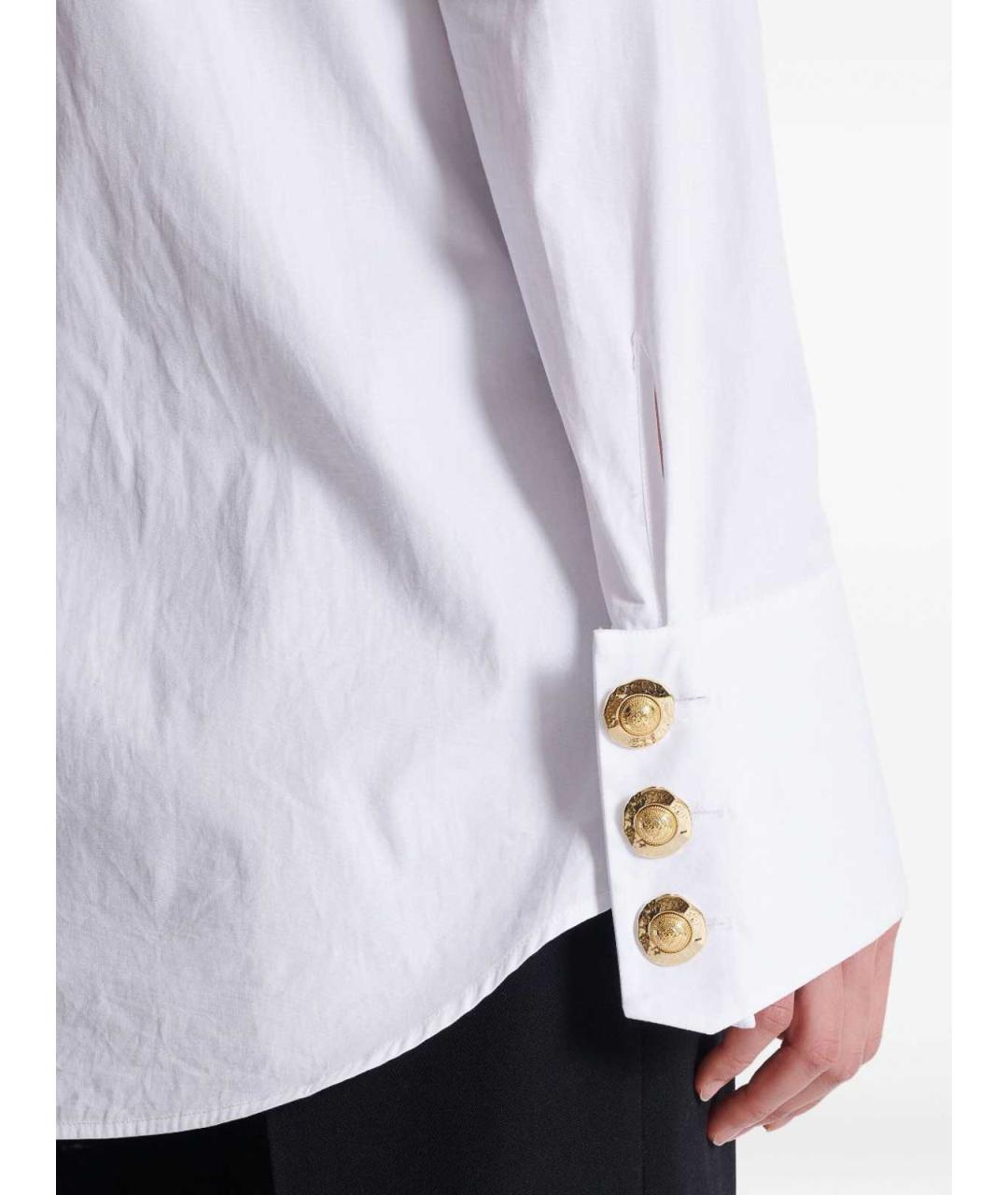 BALMAIN Белая хлопковая рубашка, фото 6