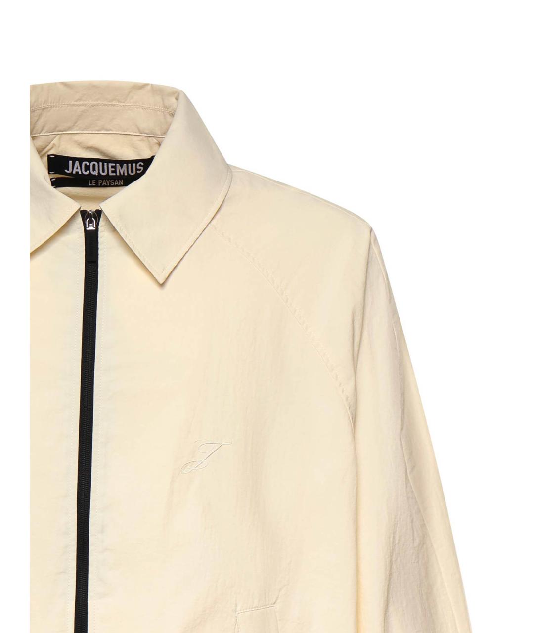 JACQUEMUS Белая полиамидовая куртка, фото 3