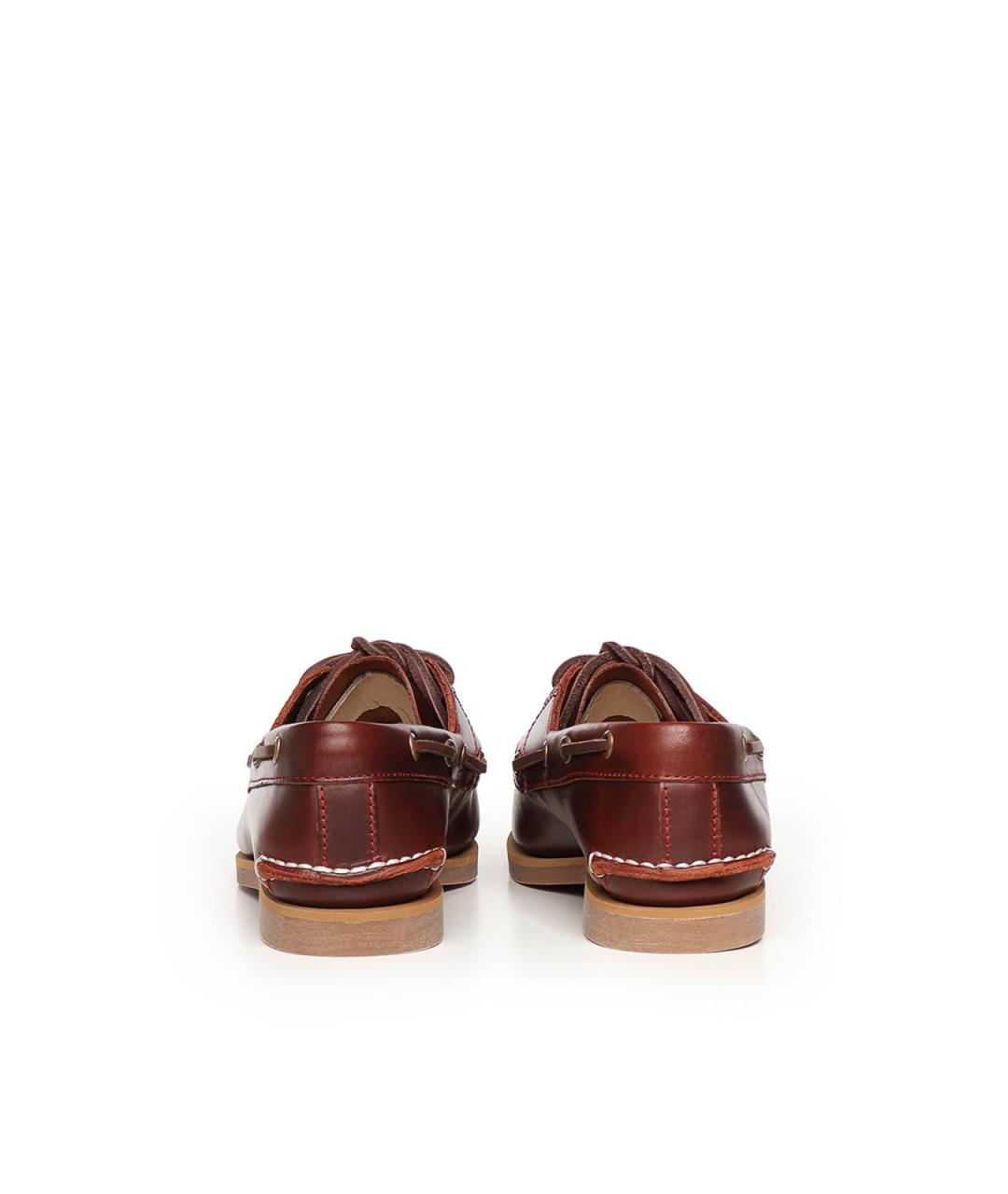 TIMBERLAND Бордовые кожаные лоферы, фото 2
