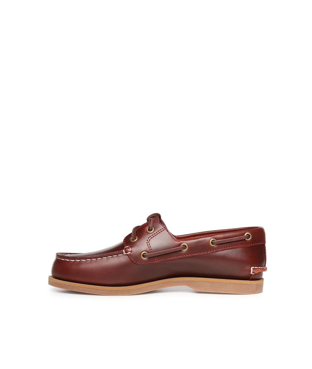 TIMBERLAND Бордовые кожаные лоферы, фото 3