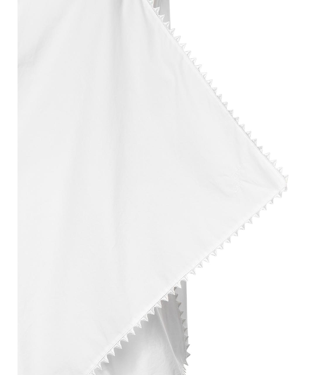 JACQUEMUS Белое хлопковое повседневное платье, фото 3