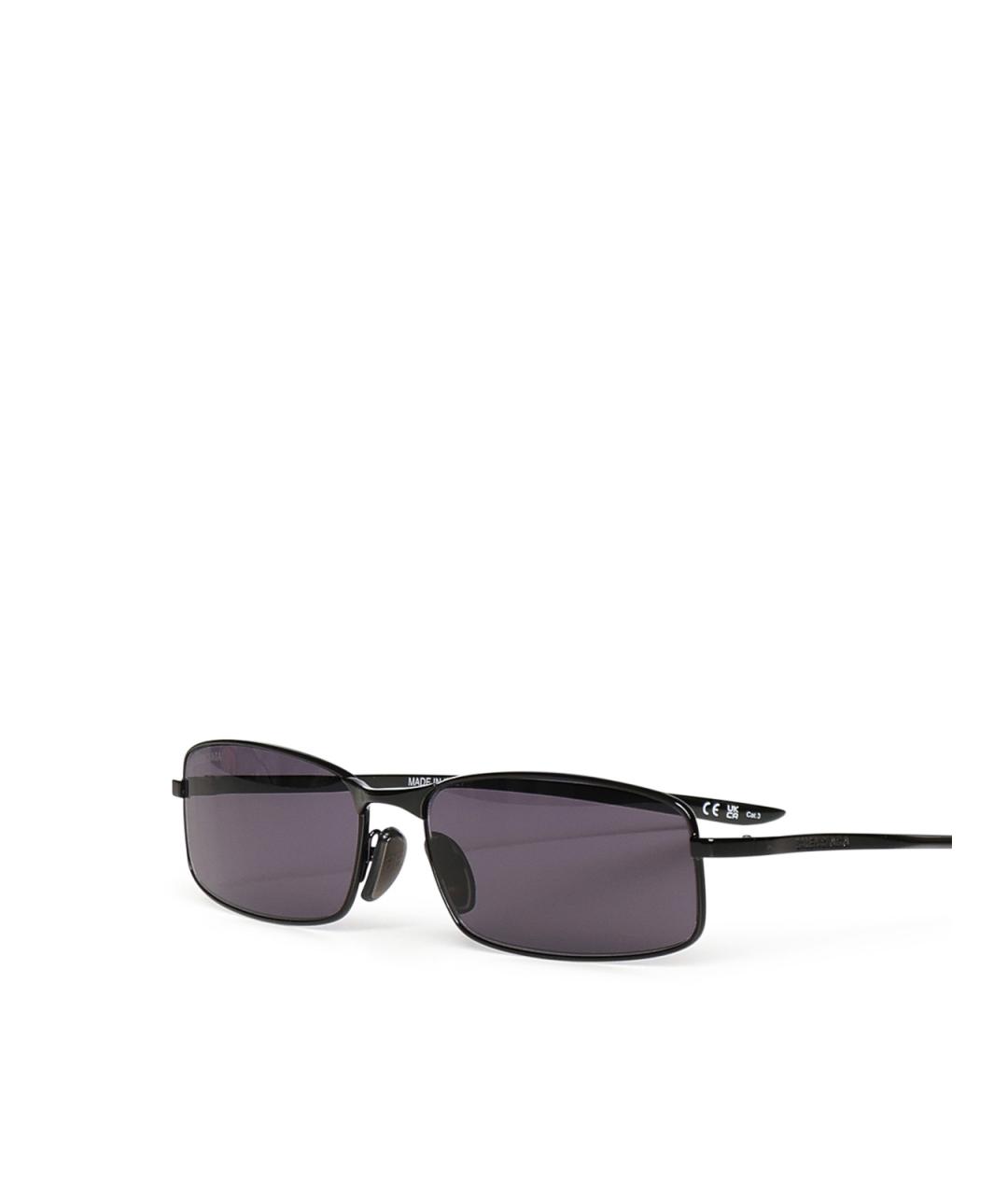 BALENCIAGA Фиолетовые металлические солнцезащитные очки, фото 3