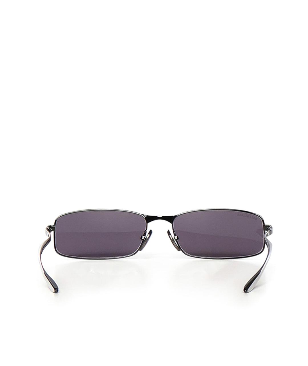 BALENCIAGA Фиолетовые металлические солнцезащитные очки, фото 2