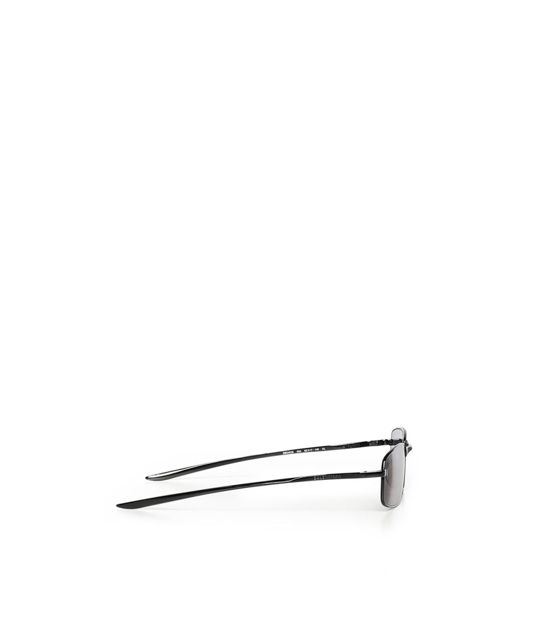 BALENCIAGA Фиолетовые металлические солнцезащитные очки, фото 4