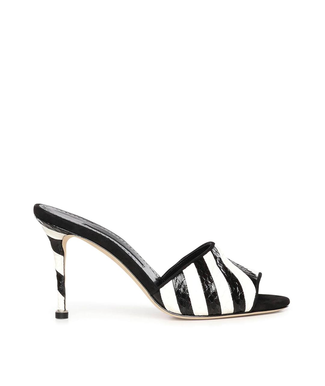 MANOLO BLAHNIK Мульти кожаные мюли, фото 1