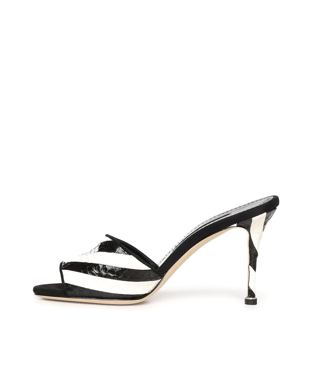 MANOLO BLAHNIK Мульти кожаные мюли, фото 3