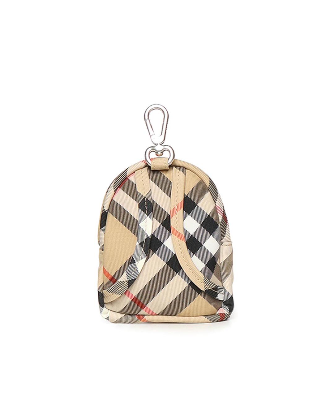 BURBERRY Бежевый брелок, фото 2