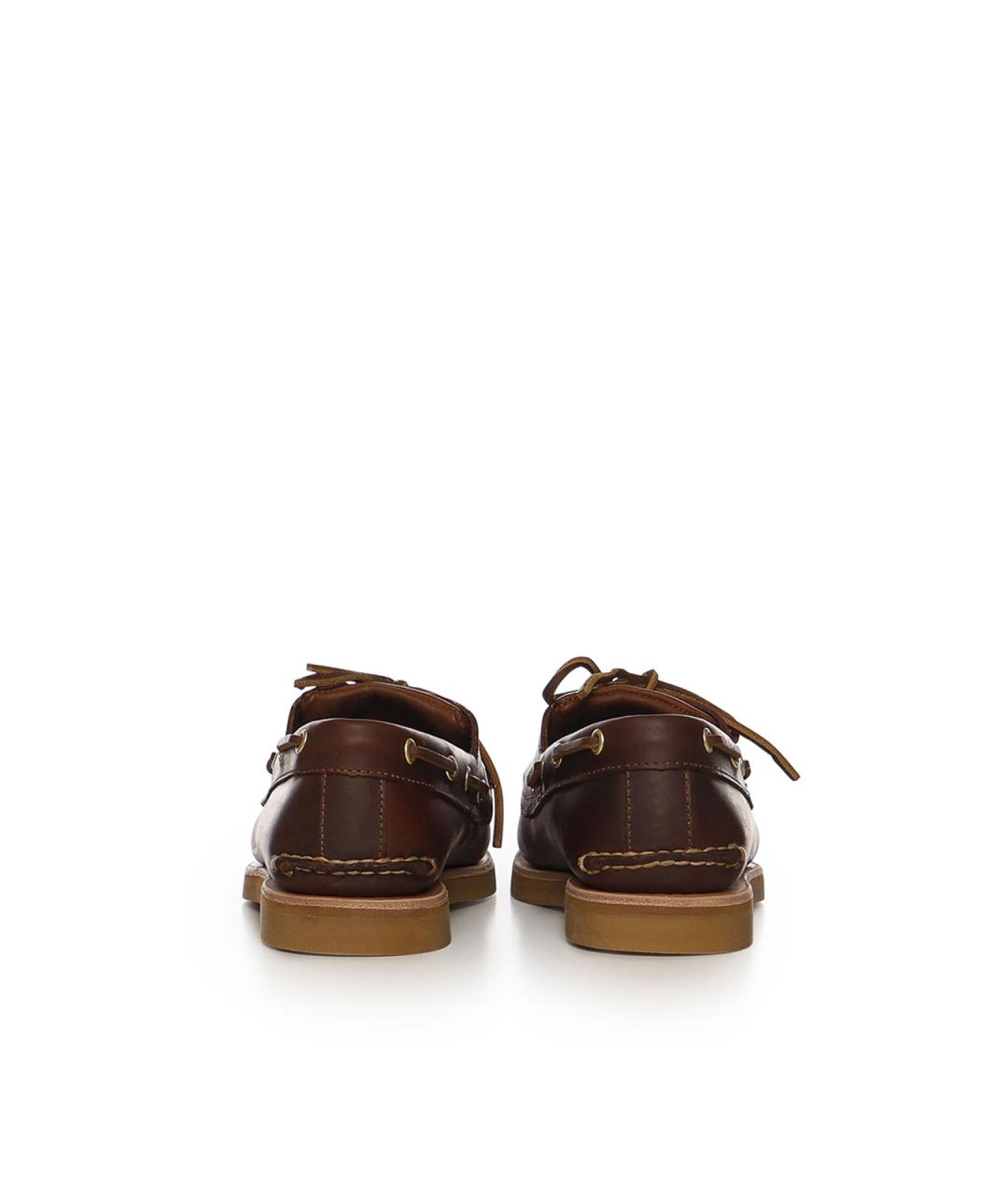 TIMBERLAND Коричневые кожаные низкие ботинки, фото 2
