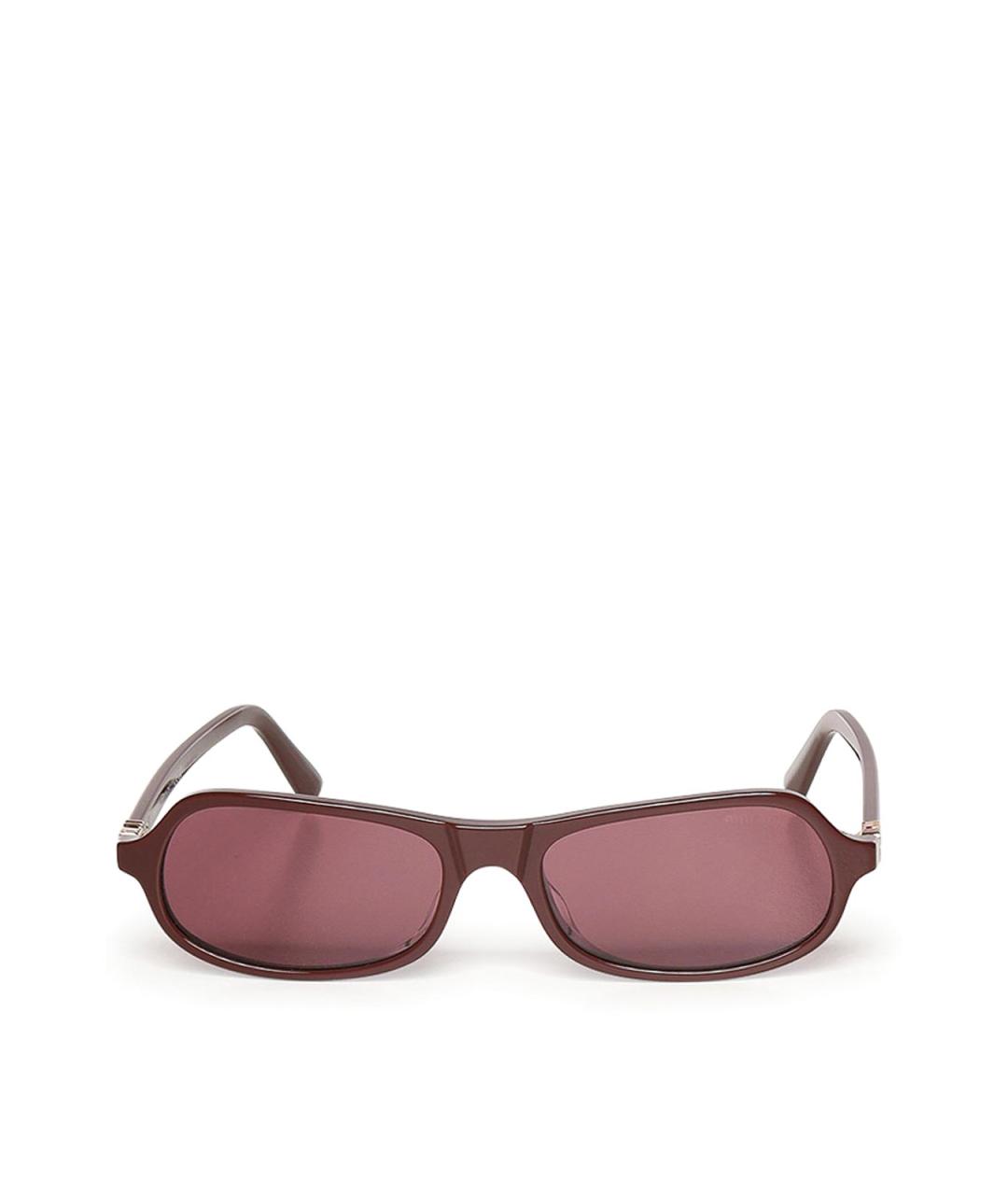 MIU MIU Красные солнцезащитные очки, фото 1