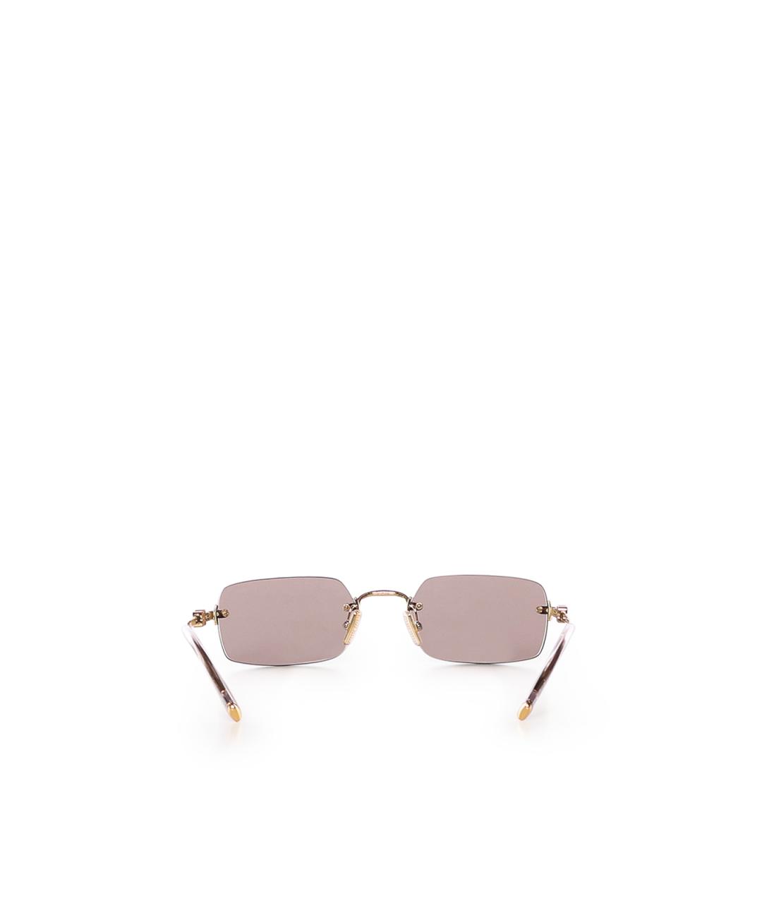 MIU MIU Фиолетовые металлические солнцезащитные очки, фото 2