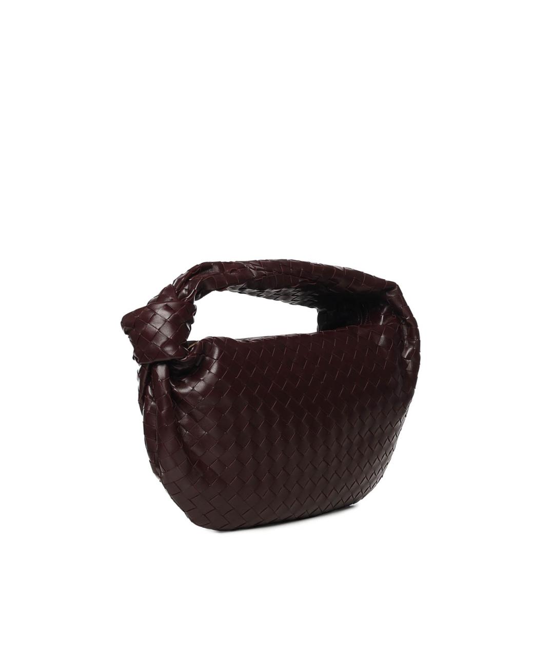 BOTTEGA VENETA Коричневая кожаная сумка через плечо, фото 4