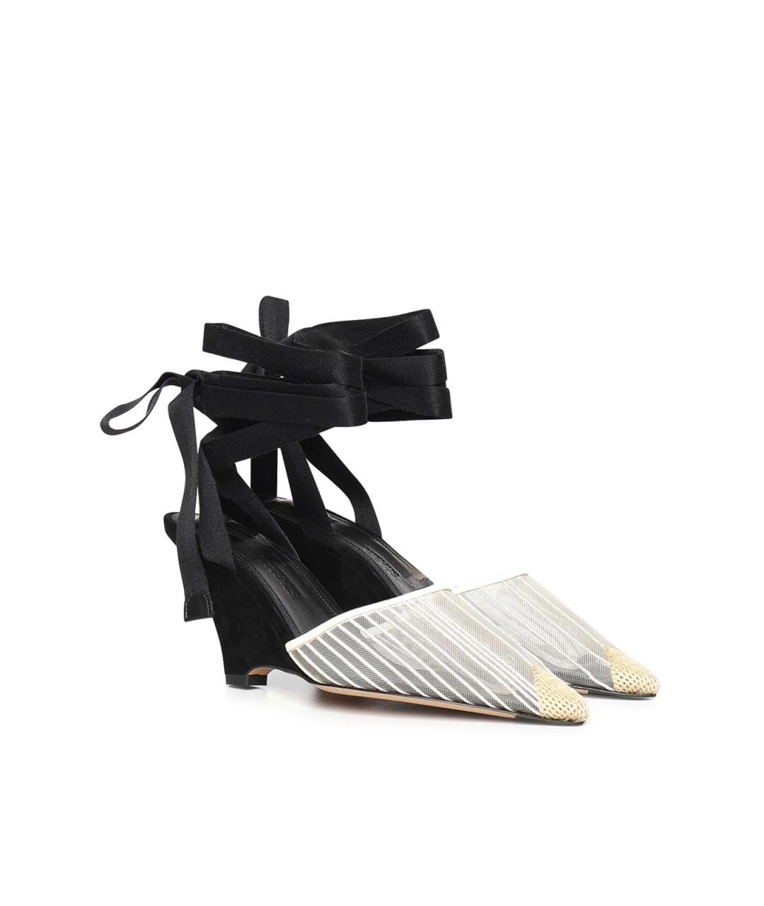JACQUEMUS Мульти текстильные мюли, фото 4