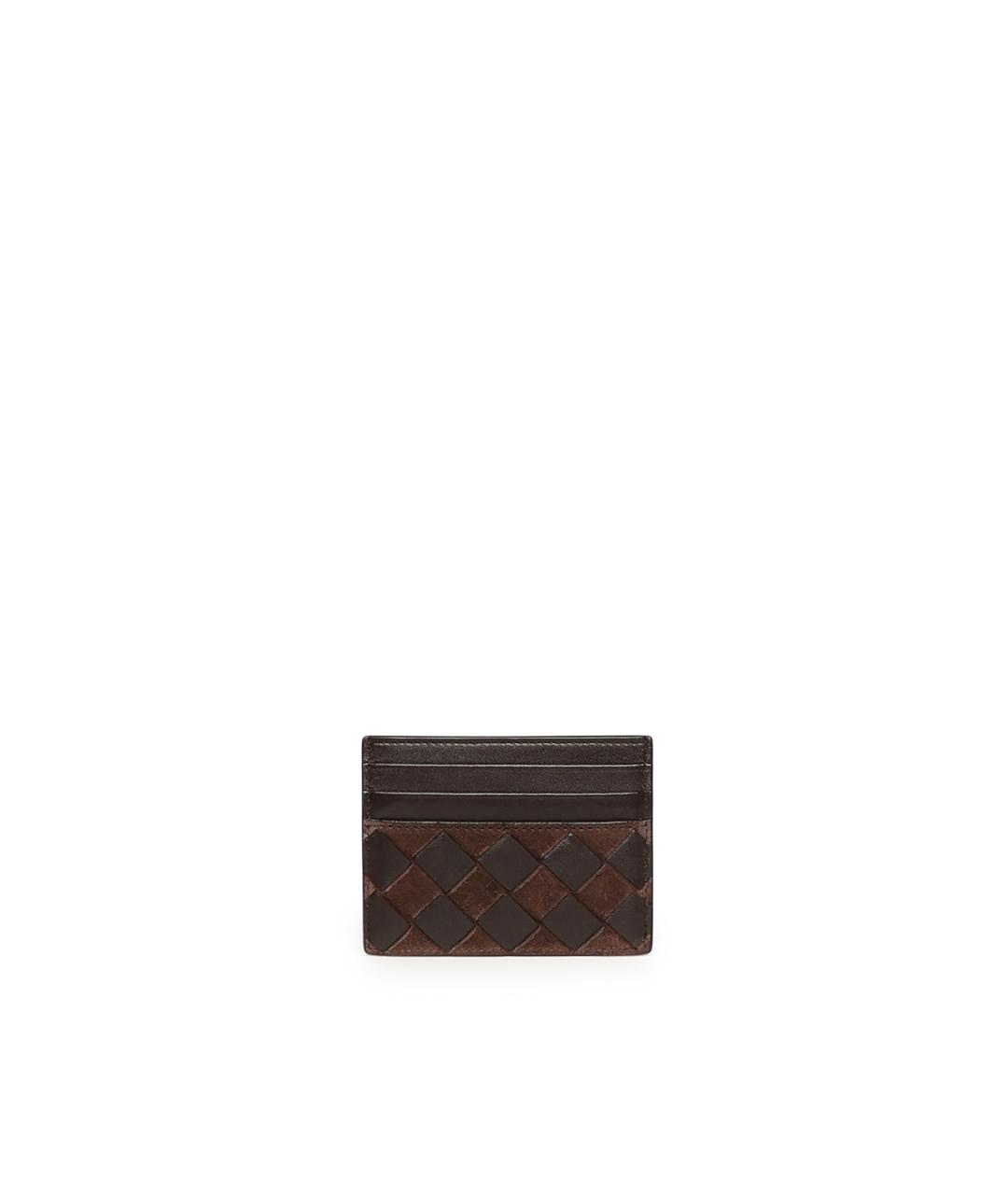 BOTTEGA VENETA Коричневый кардхолдер, фото 2