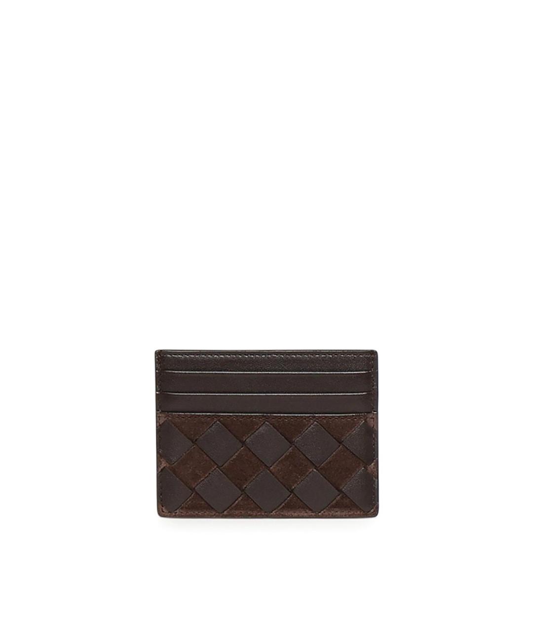 BOTTEGA VENETA Коричневый кардхолдер, фото 1