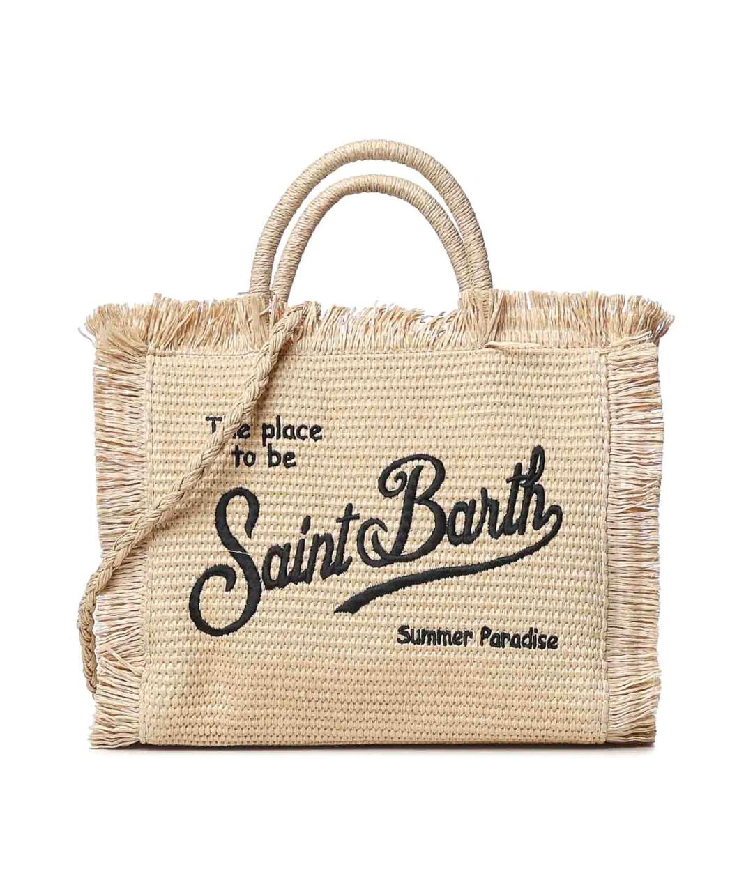 MC2 SAINT BARTH Бежевая сумка тоут, фото 1