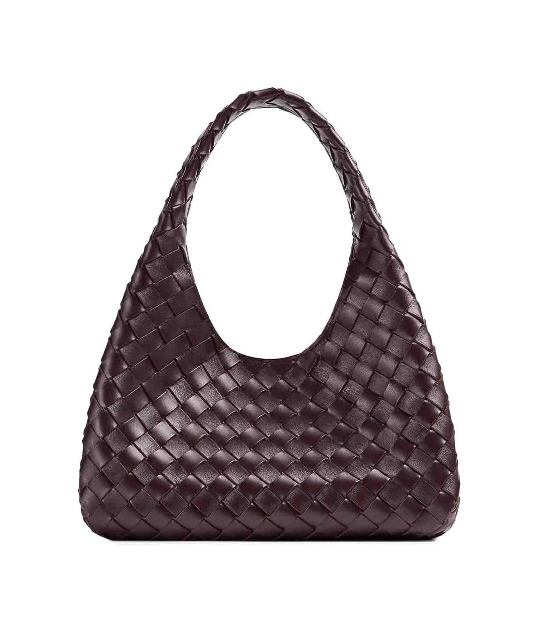 BOTTEGA VENETA Коричневая кожаная сумка через плечо, фото 1