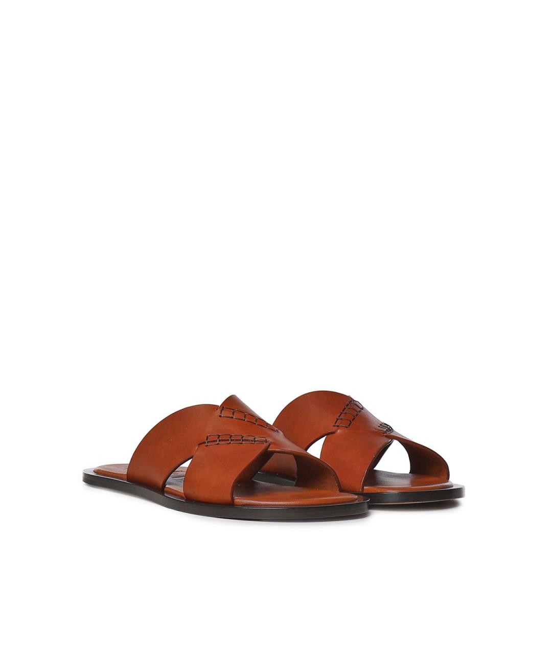 LOEWE Кожаные сандалии, фото 4