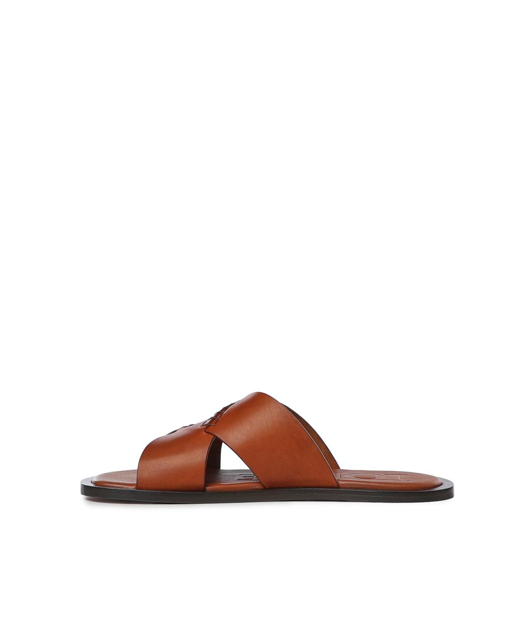 LOEWE Кожаные сандалии, фото 3